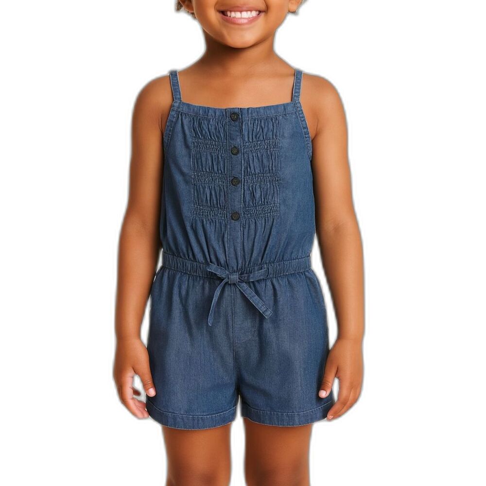 Gap Kids Chambray Sleeveless Romper | Size XS